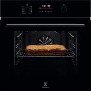 Духовой шкаф Electrolux EOF6P76BZ (SurroundCook 600 / 65 л / до 250°C / Чёрный, стекло / Пиролиз / телескоп. напр. (x1) / SoftClose)