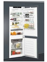 Холодильник встраиваемый Whirlpool ART 8810 SF (Объем - 273 л / Высота - 177 см / Слайдерное крепление фасадов / A++ / Белый / капельная система)