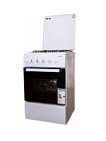 Плита комбинированная Snaige SNFGE-56SL (Серебряная / Духовка - 52 л / газ-контроль конфорок)