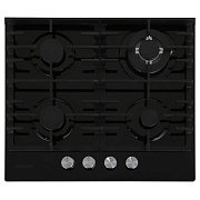 Поверхность газовая Thomson HG20-4I03 (Чёрное стекло / чугун. решетки / 4 конфороки / газконтроль / электроподжиг)