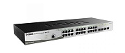 Коммутатор D-Link DGS-1210-28/ME/A2B, 24x 1000BASE-T, 4x SFP, управляемый L2