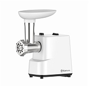 Мясорубка Sakura SA-6429W (1500 Вт / 0,9кг/мин / реверс / 2 насадки / белый)