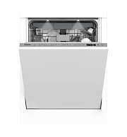 Машина посудомоечная встраиваемая 60 см Hotpoint HI 5D83 DWT (15 комплектов / 3 полки / расход воды - 9,5 л / Луч на полу / Подсветка / Aquastop / А)