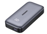 Портативная батарея Ugreen PB502, (USB/Type-C/30W/PD/QC/LED индикатор) 10000мАч, Серая (25185)