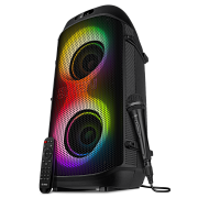 Беспроводная портативная колонка SVEN PS-850 / 100W / TWS / microSD / USB / FM / Bluetooth /  Батарея 5400mAh / LED подсветка  / караоке /