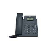 Телефон VoIP Yealink SIP-T30P, 2 SIP линии, PoE, порт 100 Мбит, 2,3" монохромный экран (без подсветки)