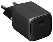 Сетевое зарядное устройство Ugreen CD318, (Type-C/3A/20W/PD/QC), Серое (90664)
