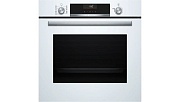 Духовой шкаф Bosch HBG536EW4 (Serie6 / 71 л / до 275 °C / Белое стекло / Гриль / Телескоп. напр. (x1) / EcoClean Direct (задняя стенка) / A+)