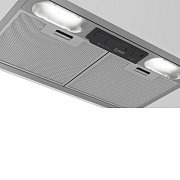 Вытяжка полновстраиваемая Indesit INAE 52FLS X (381 м³/ч / 191 Вт / LED освещение 2x3 Вт/ ширина - 53 см / нерж. сталь)