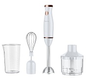 Блендер Marta MT-KP1596B (1000 Вт / скоростей 1 / 0.5 л / венчик, измельчитель, стакан)