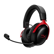 Беспроводные игровые наушники HyperX Cloud III S Wireless, (объемный звук 7.1), (A59Z0AA), Красные