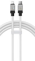 Кабель Baseus CoolPlay Series Lightning - Type-C 1м, белый