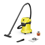 Пылесос Karcher WD 3 V-17/4/20 1.628-130.0 (1000 Вт, мусоросборник 17 л, желтый)