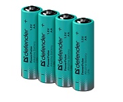 Батарейки BL4 Defender PowerPulse LR6 алкалиновая LR6-4BL AA, в блистере 4 шт. BL4 (цена за 4 шт.)