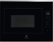 Микроволновая печь встраиваемая Electrolux KMFE264TEX (800 / Чёрная нерж. сталь  / 25 литров / ширина - 59,4 см / 900 Вт / Гриль 800 Вт / Разморозка)