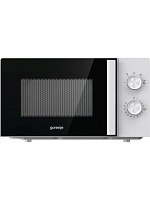 Микроволновая печь Gorenje MO20E1WH (Essential / 20 л, 800 Вт, переключатели поворотный механизм, белый/черный)