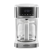 Кофеварка капельная Редмонд CM712 (используемый кофе - молотый / 900 Вт / 1.7 л / сенсор, белый)
