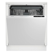 Машина посудомоечная встраиваемая 60 см Indesit DI 5C65 AED (15 комплектов / 3 полки / расход воды - 9,9 л / Луч на полу / Selfdry / Aquastop / А)