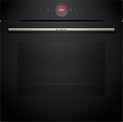 Духовой шкаф Bosch HBG7322B1 (Serie8 / 71 л / до 300 °C / чёрное стекло/Гриль/ EcoClean задняя стенка / Home Connect / Hotair Gentle / SoftClose / A+)