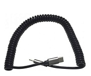 Кабель KS-IS Lightning - Type-C, 2м, Черный (Витой)