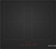 Поверхность индукционная Bosch PVQ61CHB1E (Serie6 / Чёрный матовый / стеклокерамика / 4 конфорки / CombiZone / PowerBoost / HomeConnect / 7,4 кВт)