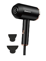 Фен Sakura SA-4044BK (компактный / 2000 Вт / 3 режима / складная ручка / холодный воздух / шнур - 1,8 м / АС-мотор)