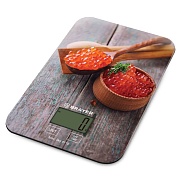 Весы кухонные Brayer BR1800 (электронные/ платформа/ предел 5 кг/ точность 1 г/ тарокомпенсация, последовательное взвешивание)