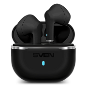 Беспроводные TWS наушники SVEN E-180B, (Bluetooth 5.3, SBC), Черные