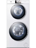 Стирально-сушильная машина Haier HWD120-B1558U (WashTower / 60см / 8/4кг / 1500об / пар / Direct Motion / Smart Dual Spray / Drum Light)