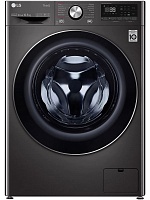 Стиральная машина LG F4WV910P2SE (56.5см / 10,5кг / 1400об / пар / добавление белья / AI DD / Steam+ / Wi-Fi / Inverter Direct Drive / A+++ / Чёрная)