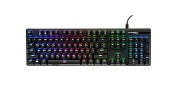 Проводная игровая клавиатура HyperX Alloy Origins RGB, (Полноразмерная/Механическая/Кр.свитчи), Черная (4P4F6AX#ACB)
