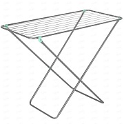 Сушилка для белья напольная НИКА 10 м складная серебряный СБ3