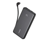 Портативная батарея Anker Zolo, (USB/Type-C/22,5W/PD/QC/LED индикатор + кбель Type-C) 10000мАч, Черная (A110DH11)