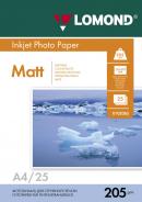 Бумага матовая A4 Lomond 205г/м2, 50лист. (0102085)