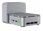 Мини компьютер GMKtec G10 AMD Ryzen 5 3500U (16GB DDR4 + 512GB SSD, WIN 11 Pro, Power Supply, Silver)